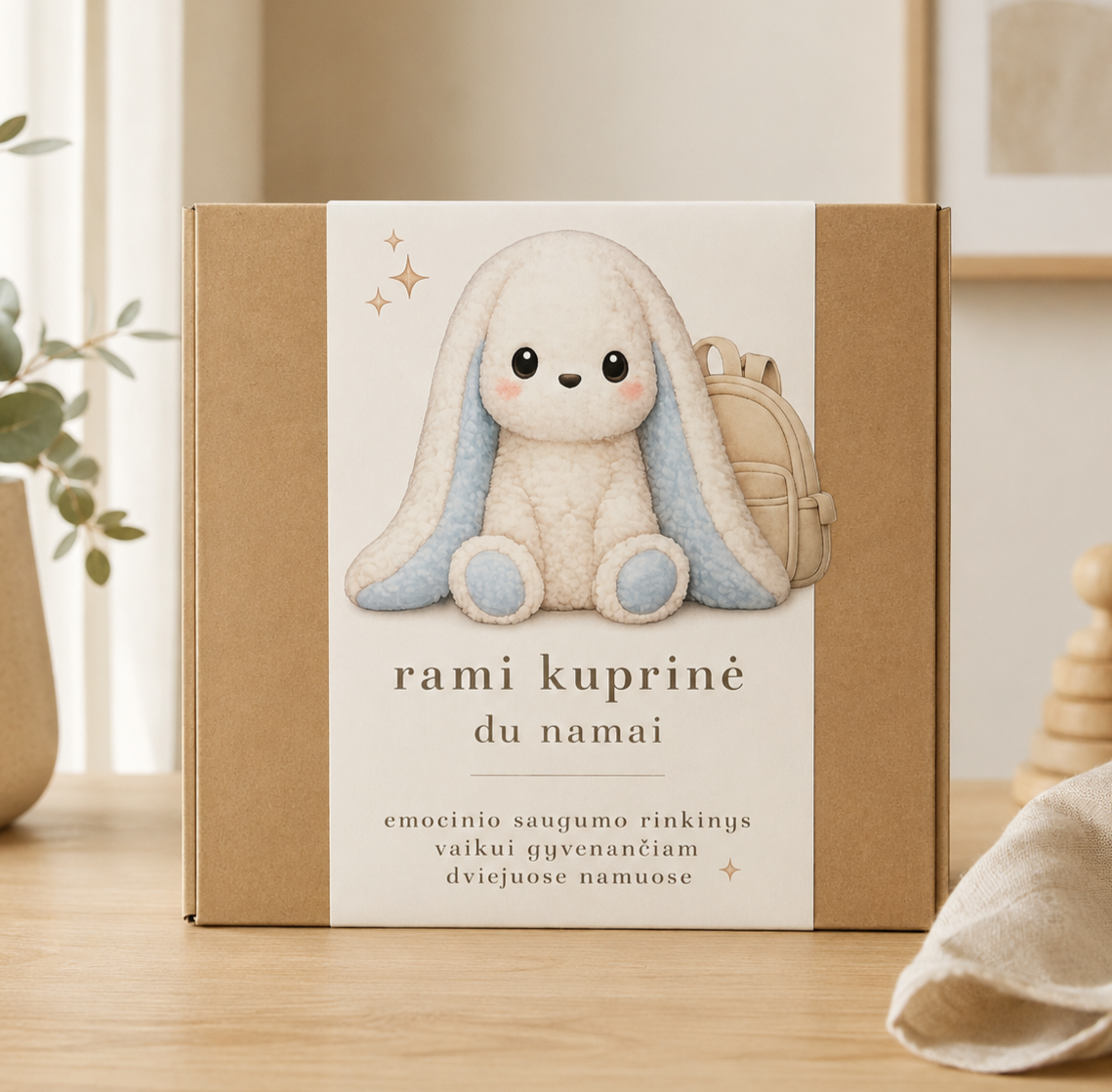 Rinkinys „Du namai“ — dėžė iš priekio